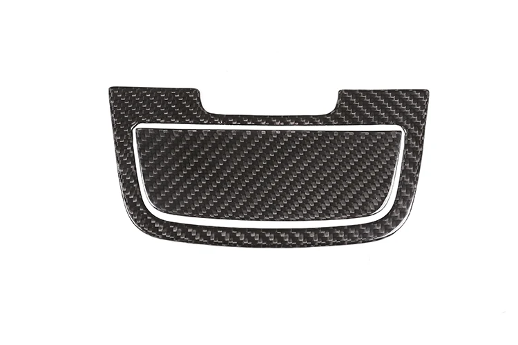 Carbon Fiber 2 шт. автомобильная пепельница, панель, накладка из настоящего углеродного волокна для Porsche Cayenne, автомобильные аксессуары - Название цвета: Carbon Fiber