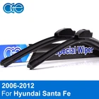 Передние и задние щетки стеклоочистителя Oge для Hyundai Santa Fe 2006 2007 2008 2009 2010 2011 2012 резиновые автомобильные аксессуары для лобового стекла