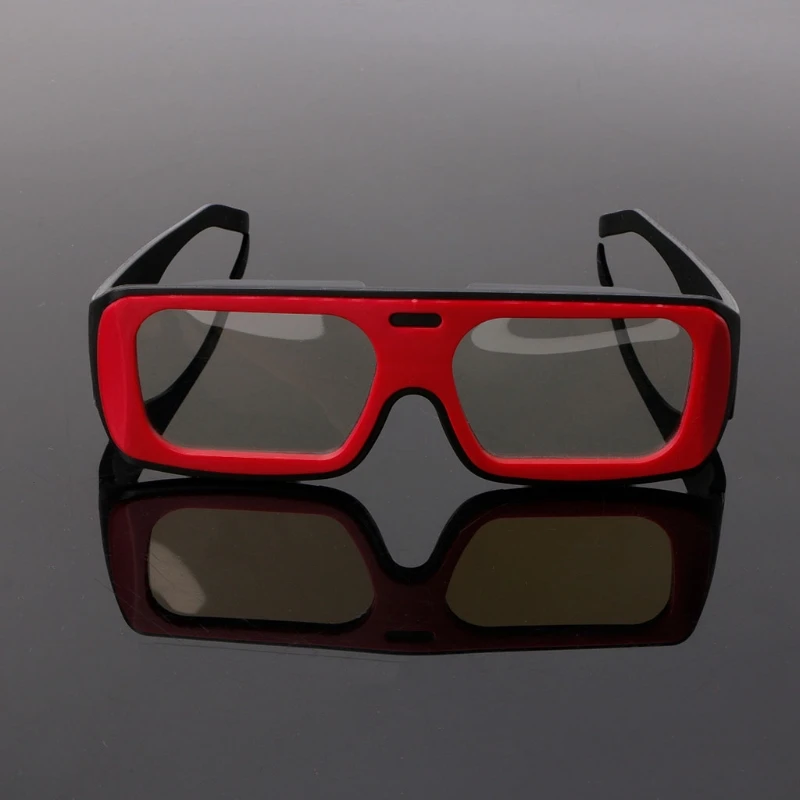 OOTDTY 3D очки двухцветная оправа круговые поляризационные пассивные стерео для