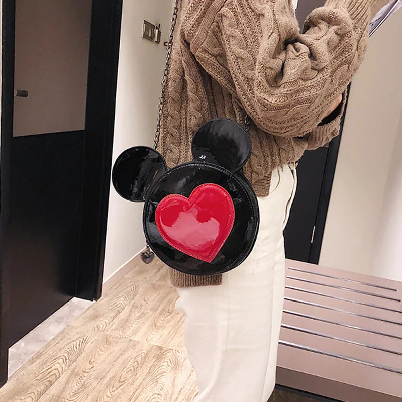 Плюшевые рюкзаки disney модная женская сумка на плечо цепочке ремне сумки в форме