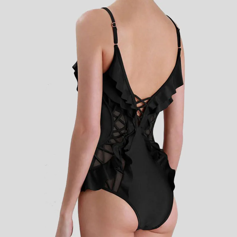 Бикини 2018 один тип Сексуальные Купальники Женщины выдолбленные купальник женщин