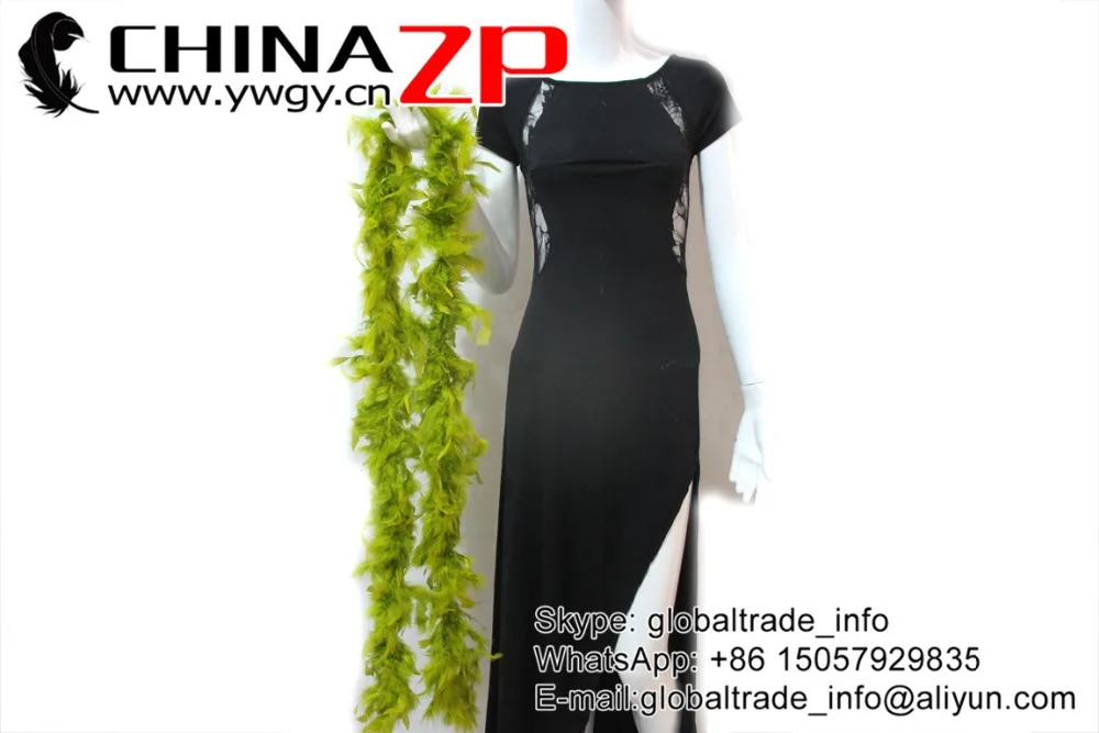 Экспорт с завода в Китае 2 ярдов/партия г 40 окрашенное изумрудно-зеленое перо