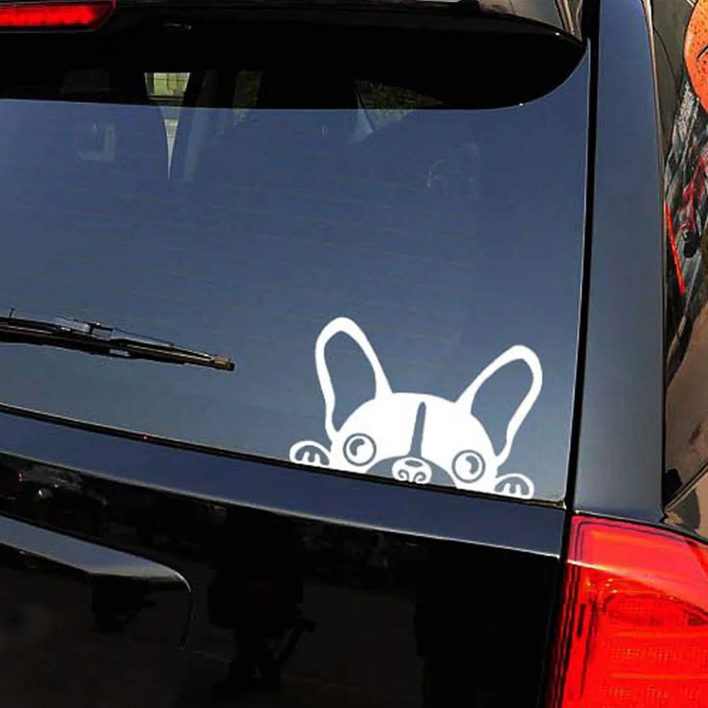 Popular Funny Cute Dog Waterproof Car Sticker Super Cool styling Decal Wall 15cm*10cm Vehicle #0508 | Автомобили и мотоциклы