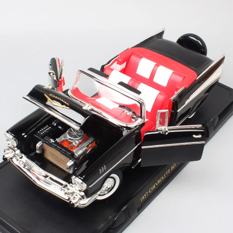1/18 масштаб Большой Классический 1957 CHEVROLET BEL воздушный трансформер chevy Diecasts wagon Игрушки транспортные средства мышечные автомобили модели дорожный знак