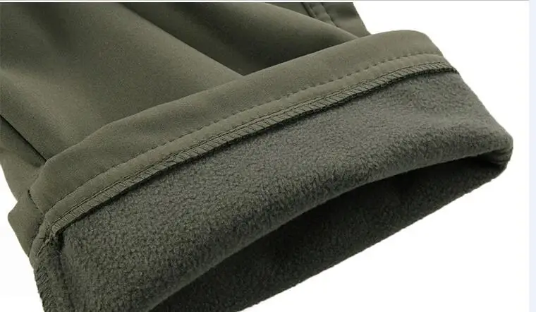 Мужские камуфляжные брюки зимние тактические штаны из мягкой Акульей кожи