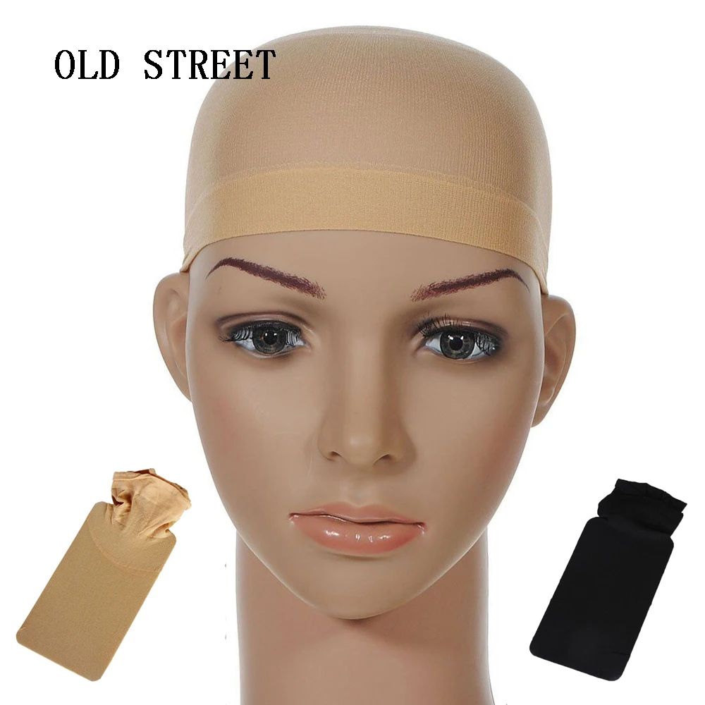 Top Selling Hair Net Mesh Wig Cap Stocking Liner Snood Mesh Stretch Nude Beige Use and Wash Easily Glueless Dome Hairnets Cap
