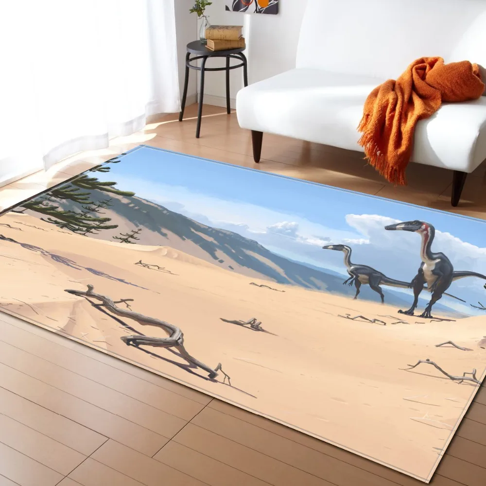 3D коврик с динозавром детский для ползания украшение детской кровати
