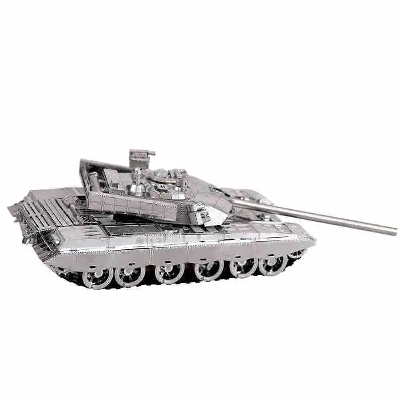 Металлический 3D-пазл T99 военная модель танка лазерная вырезка сборка развивающая