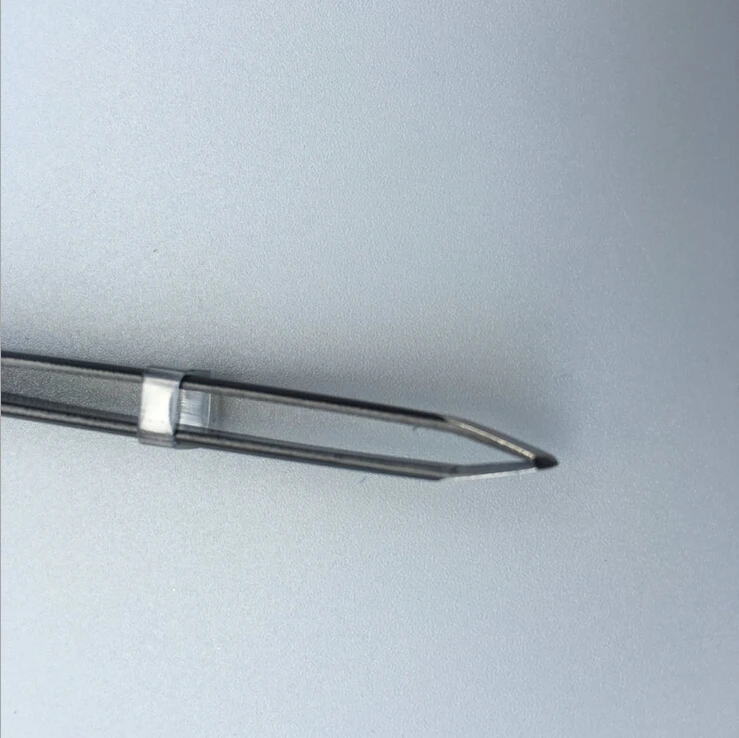 Professional нержавеющая сталь пинцет наклонный наконечник точность щипцы для бровей