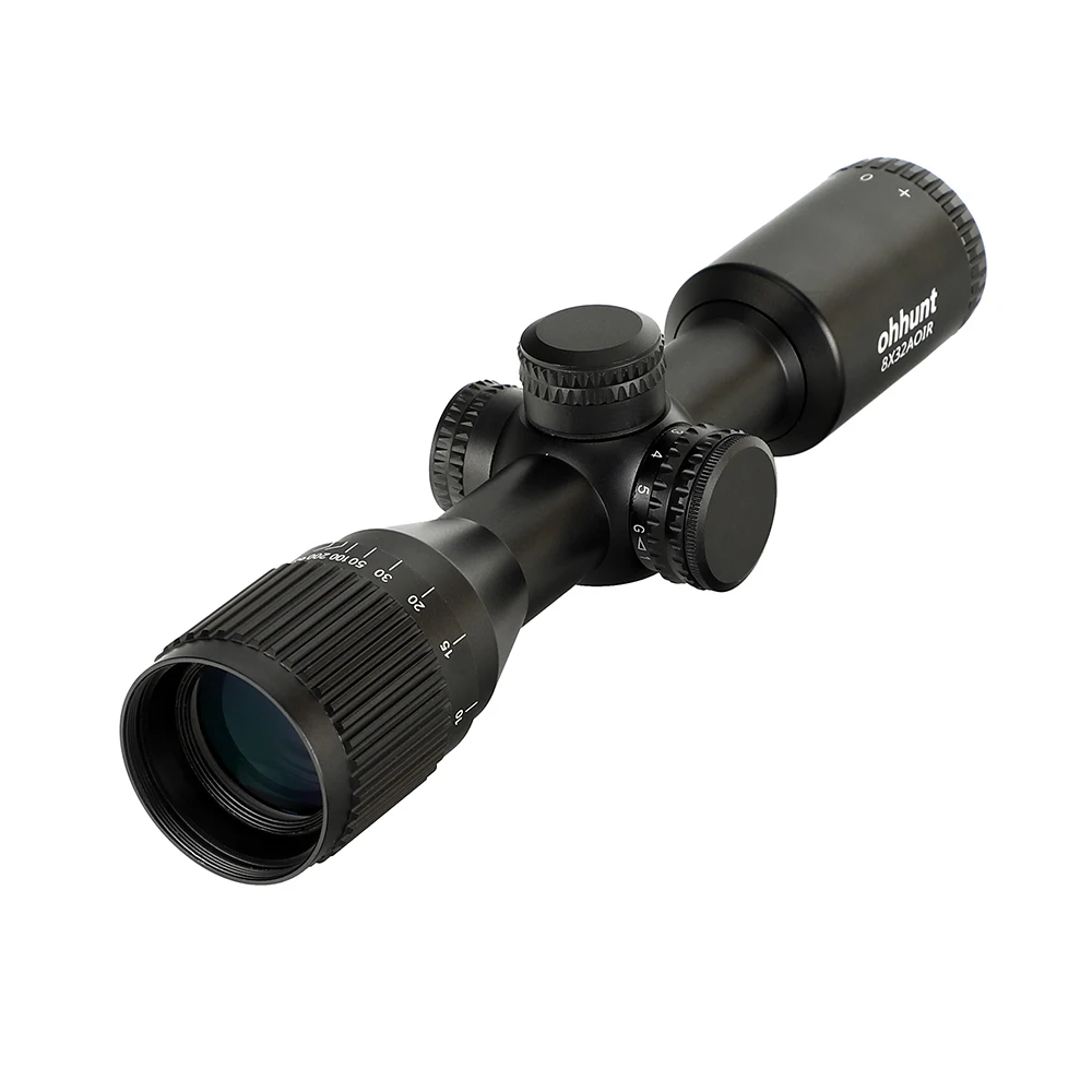 Ohhunt 8X32 AOIR охотничий компактный прицел для винтовки Mil Dot с подсветкой стекло