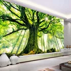 3D зеленый Gig дерево, природа, пейзаж, фотообои для стены, гостиной, фона, Декор, Индивидуальный размер, нетканые соломенные обои