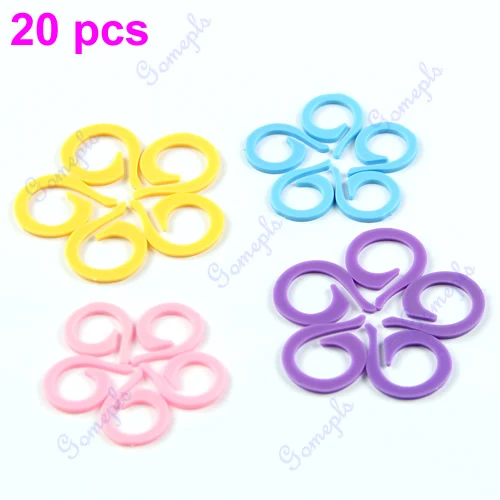 Набор ярких маркеров для вязания 20 шт. 2 вида | Дом и сад