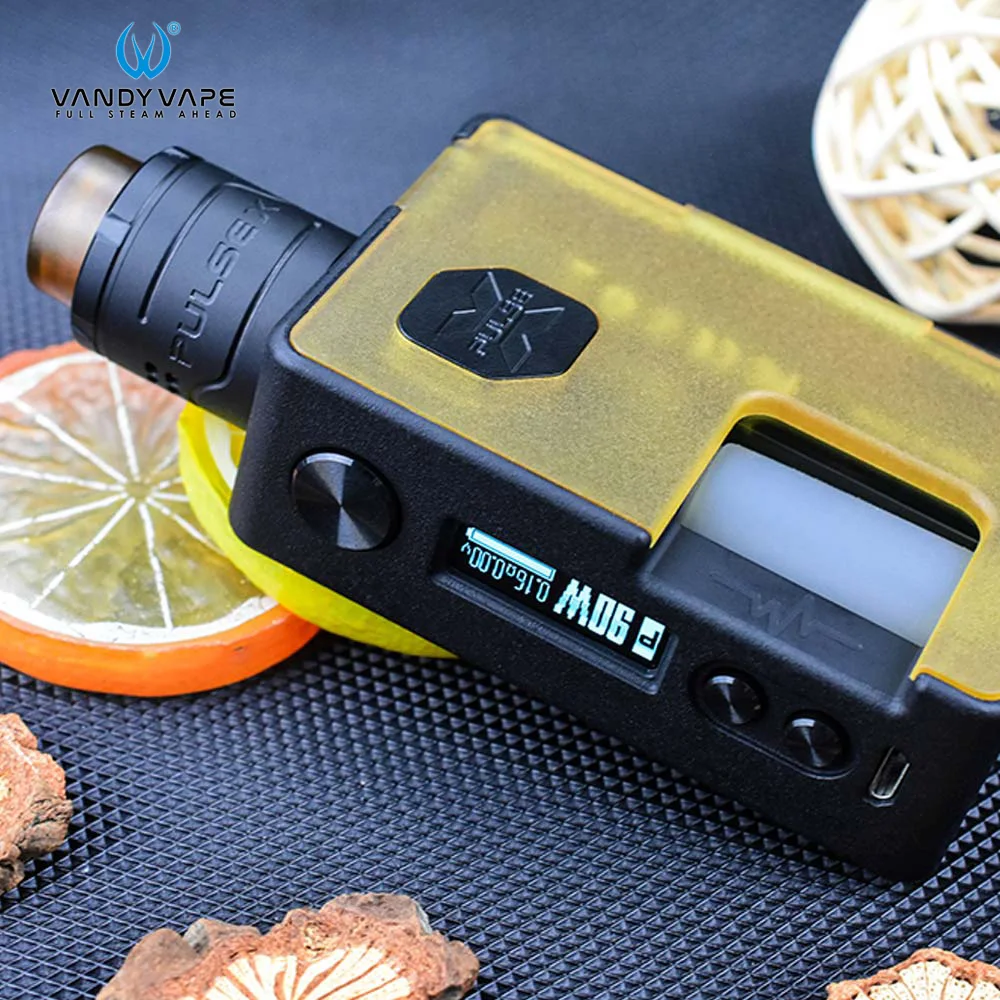 Оригинальный 90 Вт Vandyvape Пульс X BF Vape комплект с 8 мл Squonk бутылка Питание от батареи