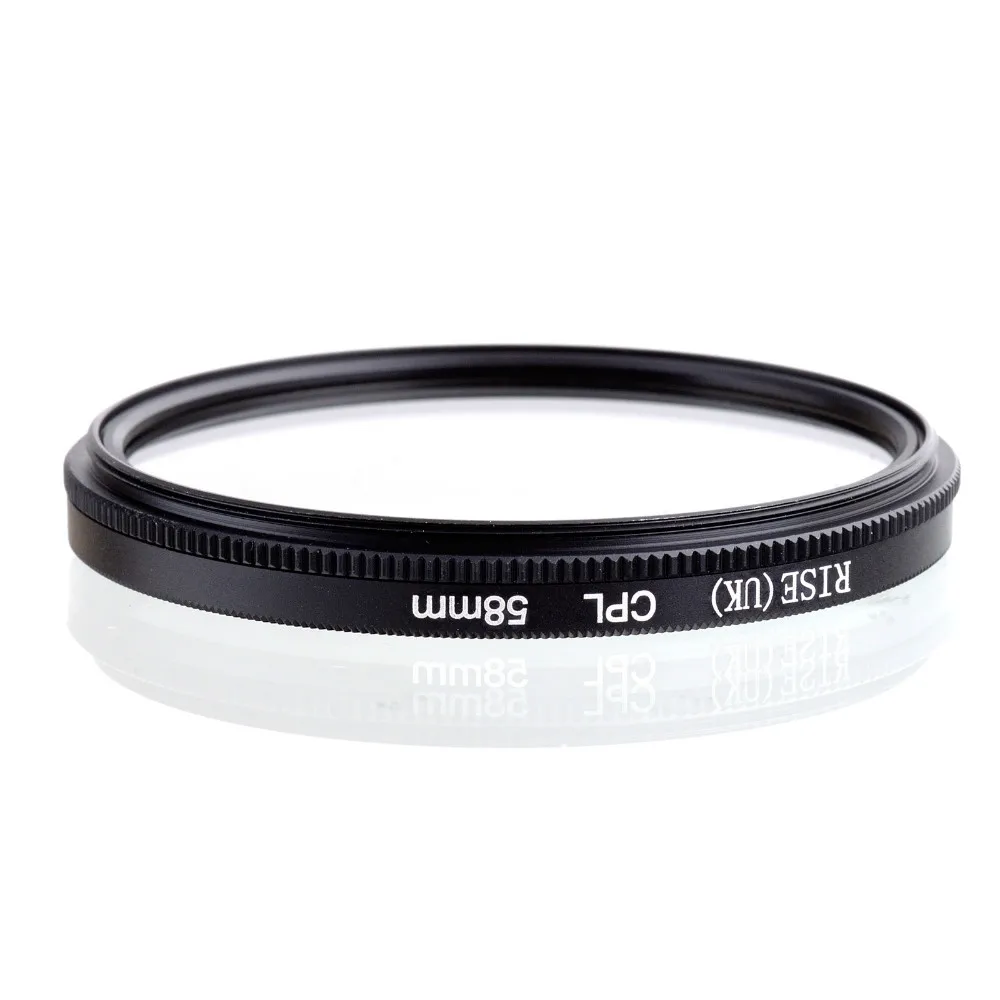 RISE(UK) 58MM CPL PL-CIR Polarizing Filter for DLSR 58mm lens | Электроника
