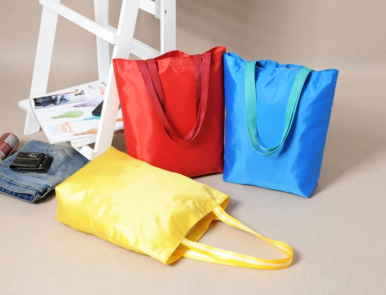 Многоразовые нейлоновые сумки на заказ прочные продуктовые хозяйственные