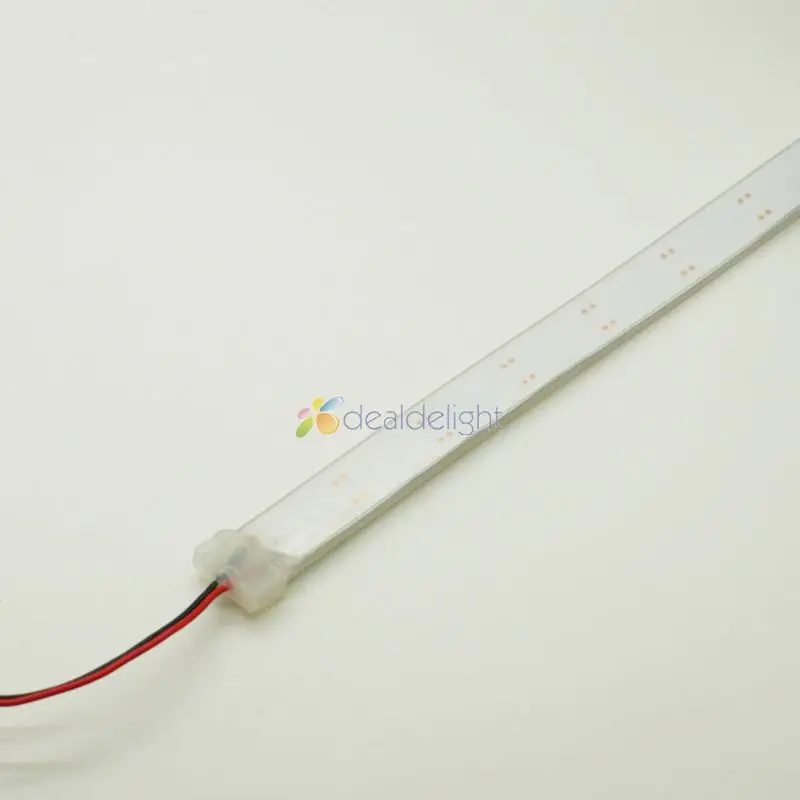 5 м 3528 SMD 240Led/M 1200 светодиодов двухрядная IP66 Силиконовая трубка водонепроницаемая