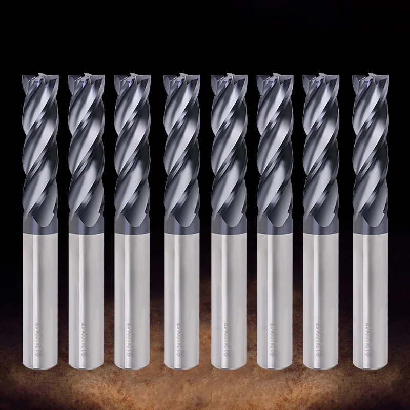 1 шт. фрезерные инструменты с ЧПУ карбидная Концевая фреза металла HRC50 4 Флейта мм 2