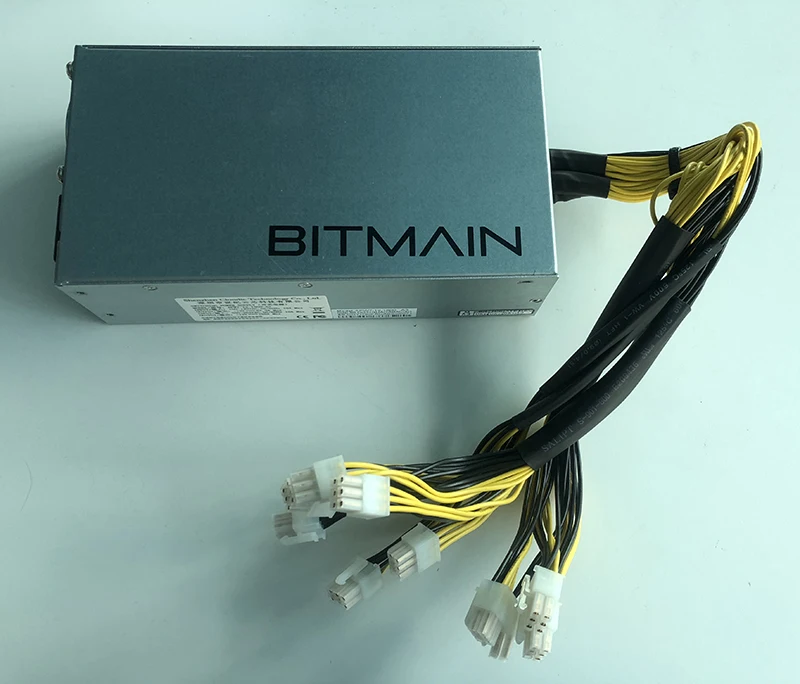 Отправка в течение 7 дней оригинальный источник питания Bitmain 1800 Вт 6PIN * 10 Antminer APW7 12