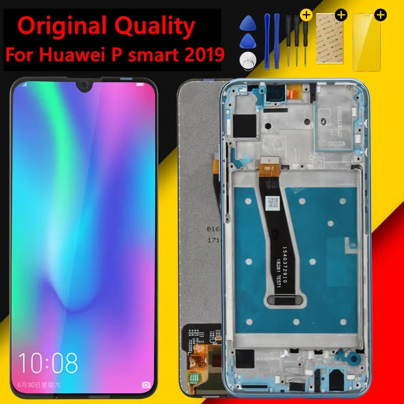 Оригинальный экран для Huawei P Smart 2019 ЖК дисплей рамка 10 сенсорная панель Honor Lite
