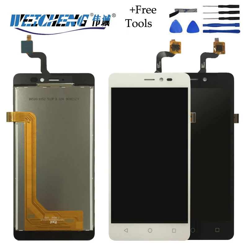 WEICHENG Протестировано для wiko Freddy ЖК дисплей + сенсорный экран сборка черный/белый
