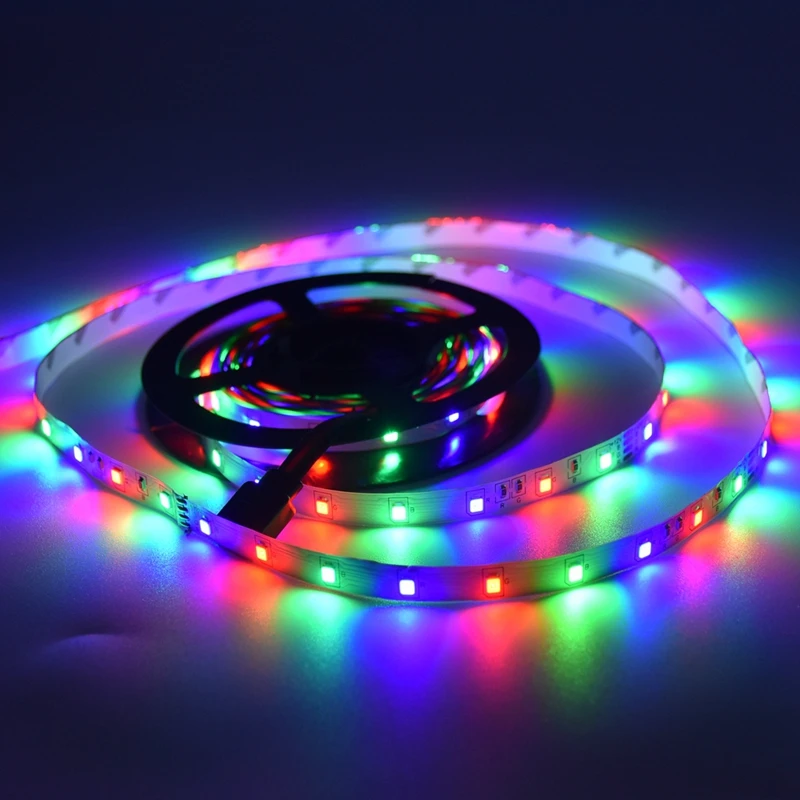 5 м RGB Светодиодная лента 2835 SMD водонепроницаемая светодиодная Гибкая с ИК пультом