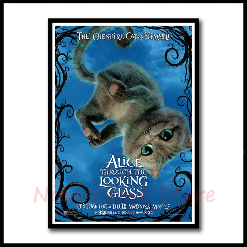 Плакаты с бумажным покрытием Алиса в стране чудес плакаты печать Настенная