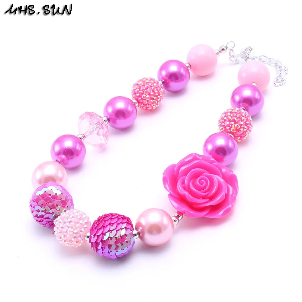 2 шт. детское ожерелье из жвачки пузыря|bubblegum necklace|chunky bubblegum necklacechunky bead necklace |