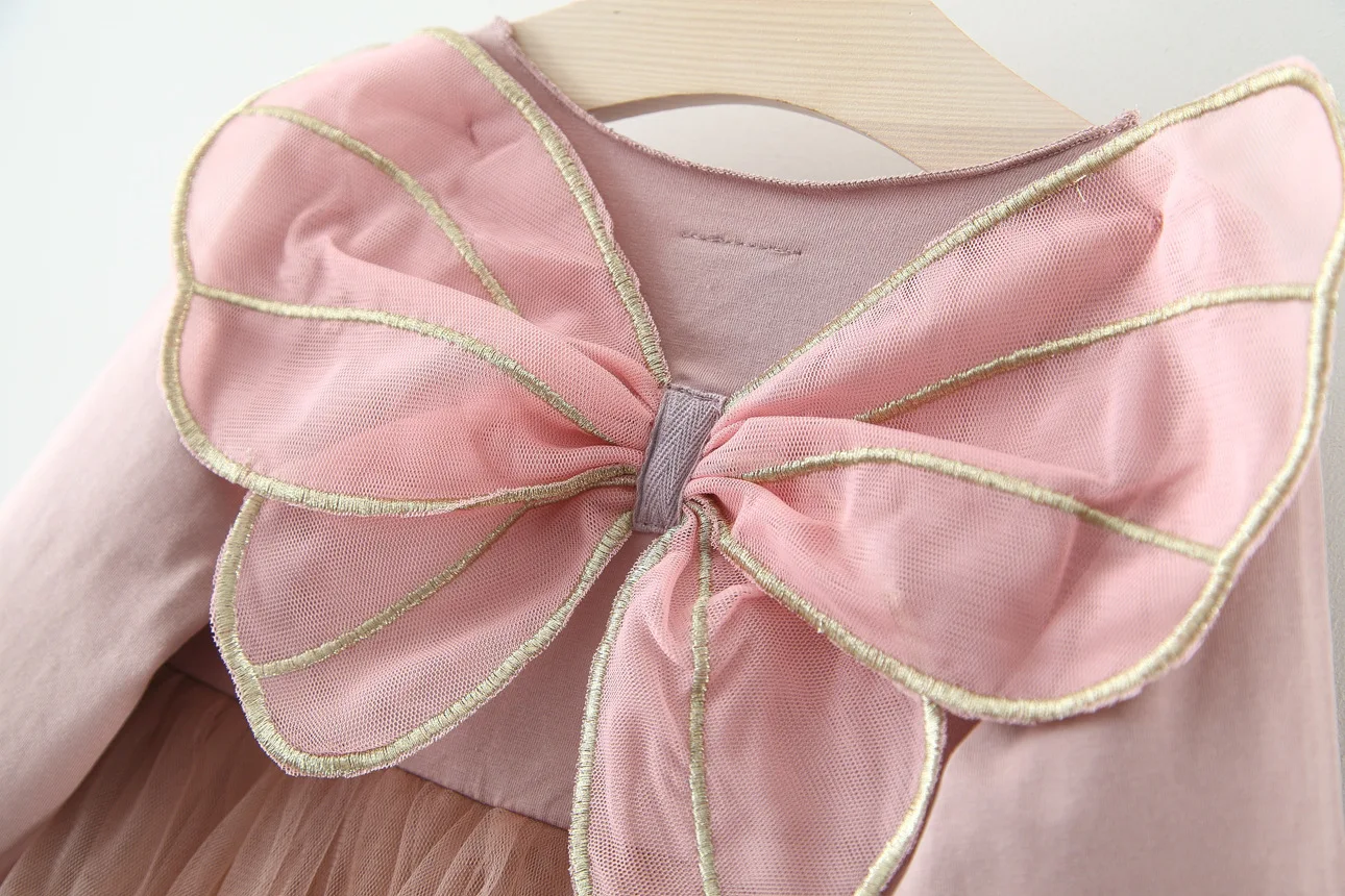 Весеннее платье для маленьких девочек коллекция 2019 года сезон осень модное