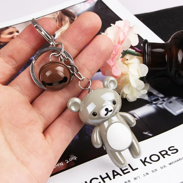 Высокое качество 2019 Новое поступление Для женщин Металл мишка кукла брелок для