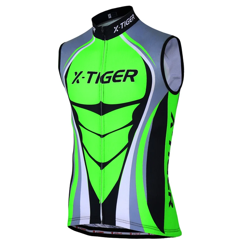 X-Tiger Summer Sleeveless Cycling Vest Racing Bicycle Clothing MTB Bike Clothes Hombre Maillot Roupa Ciclismo Cycling Jersey