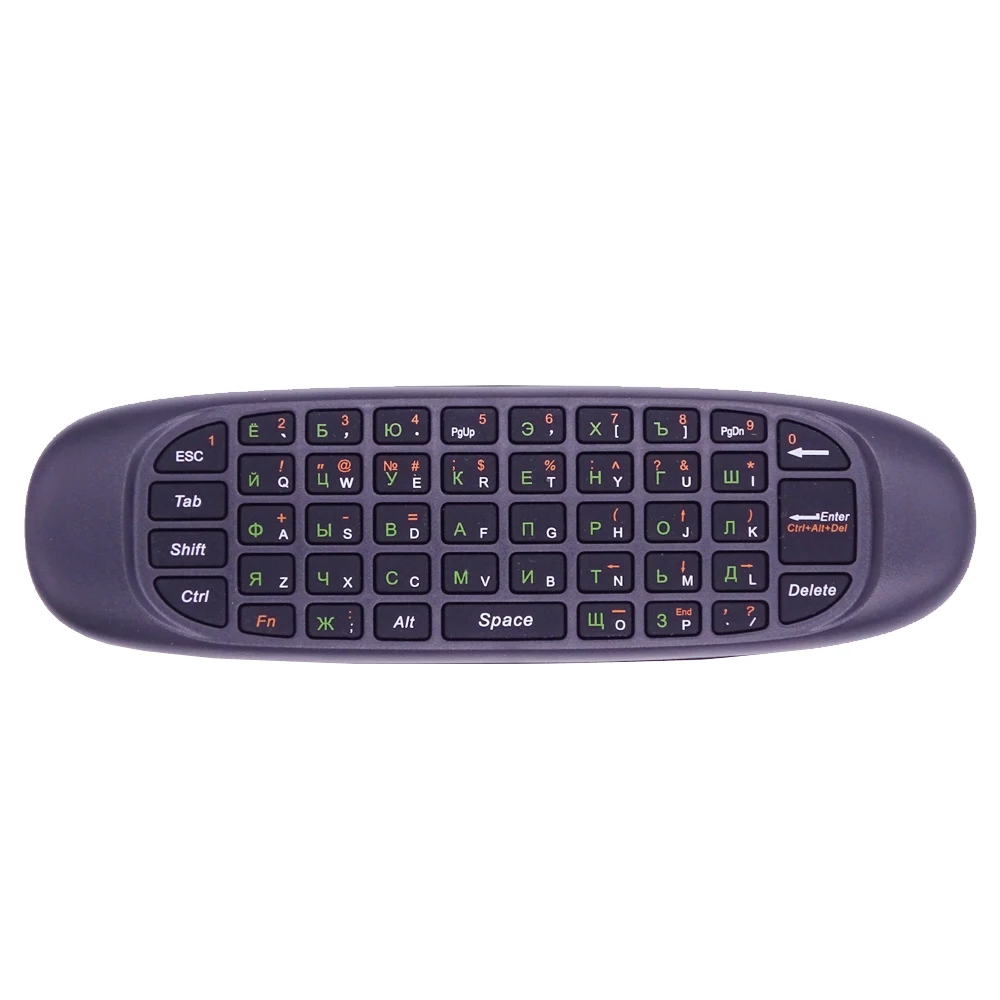 Оригинальная мини клавиатура C120 Air mouse с гироскопом и пультом дистанционного