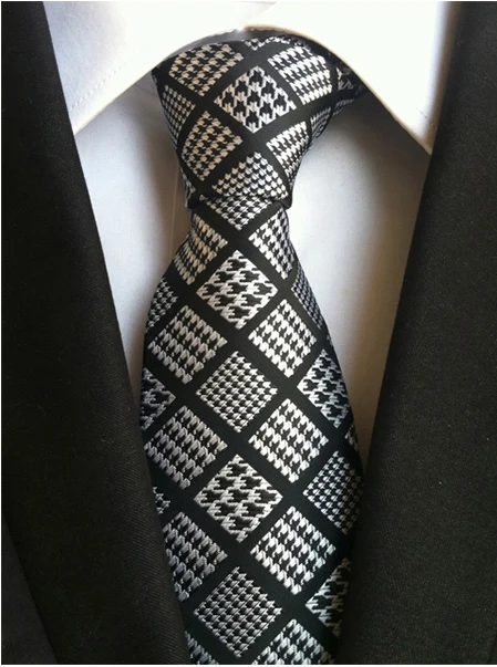 Мужской модный костюм для досуга и галстук из полиэстера Шелковый жаккард с