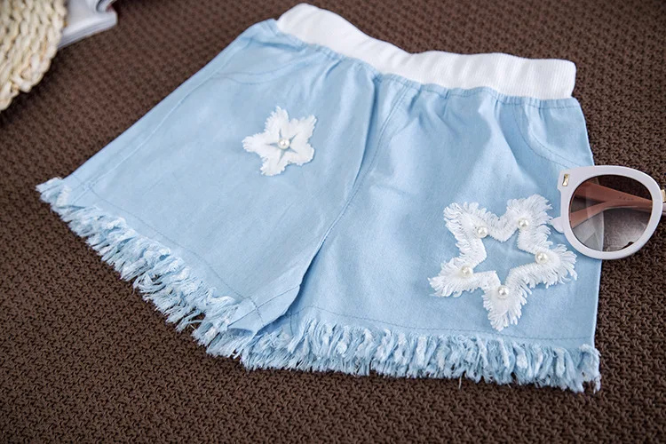 

Summer Girls Clothing Sets New Fashion Cartton Chiffon Vest T shirts Tops And Shorts Suit Kids Baby Clothes Set For 2-6 years