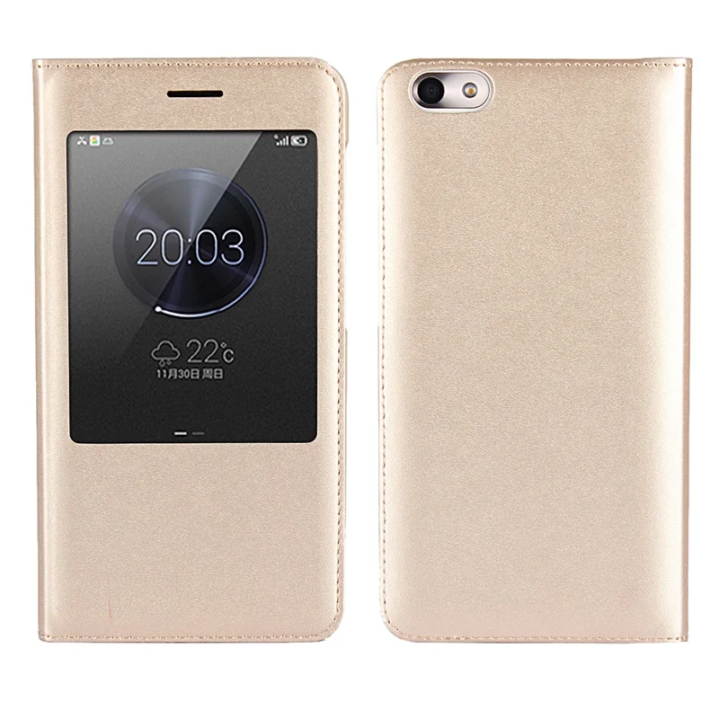 Чехол для huawei Honor 4X, чехол с откидной крышкой для huawei Honor 4X4 X Che2-L11, чехол с окошком из поликарбоната, кожаный жесткий чехол kimTHmall
