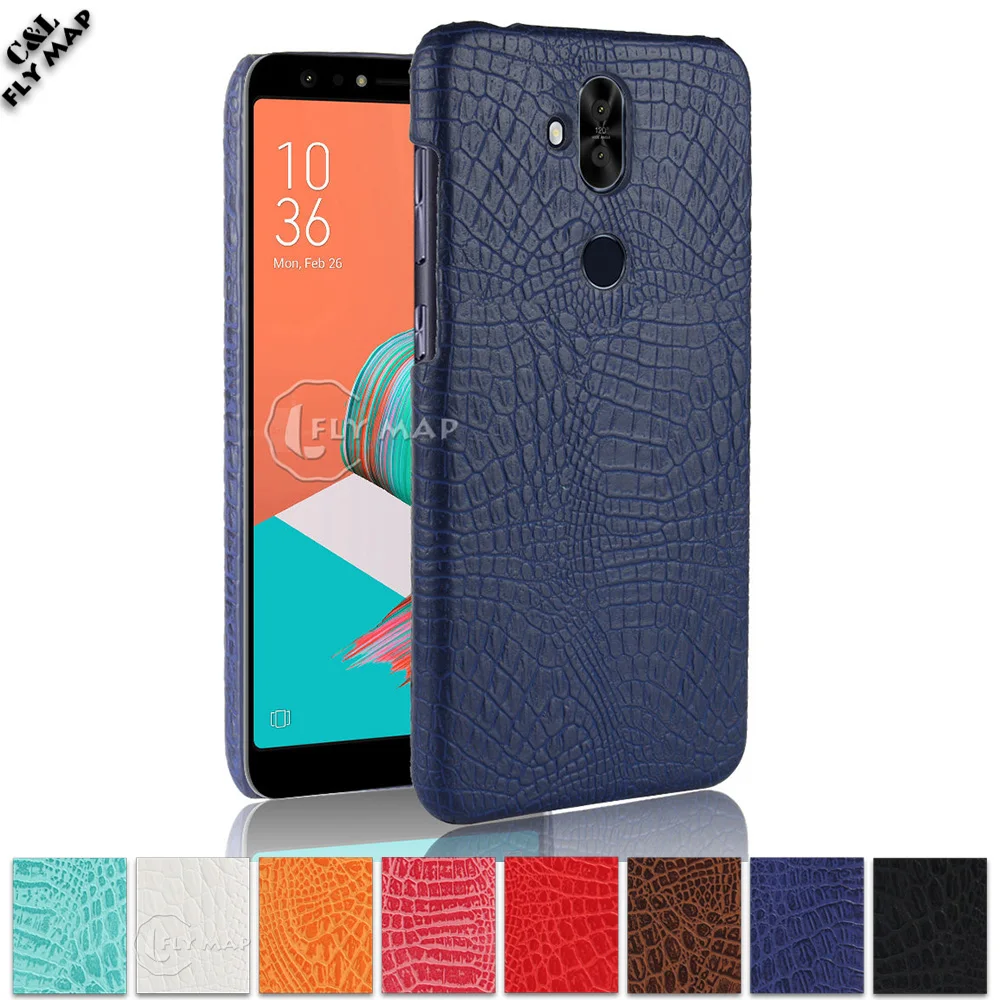 Крокодиловый Чехол для ASUS ZC600KL X017D ASUS_X017D жесткий защитный чехол ПК ZenFone 5Q/5 Lite Selfie Pro