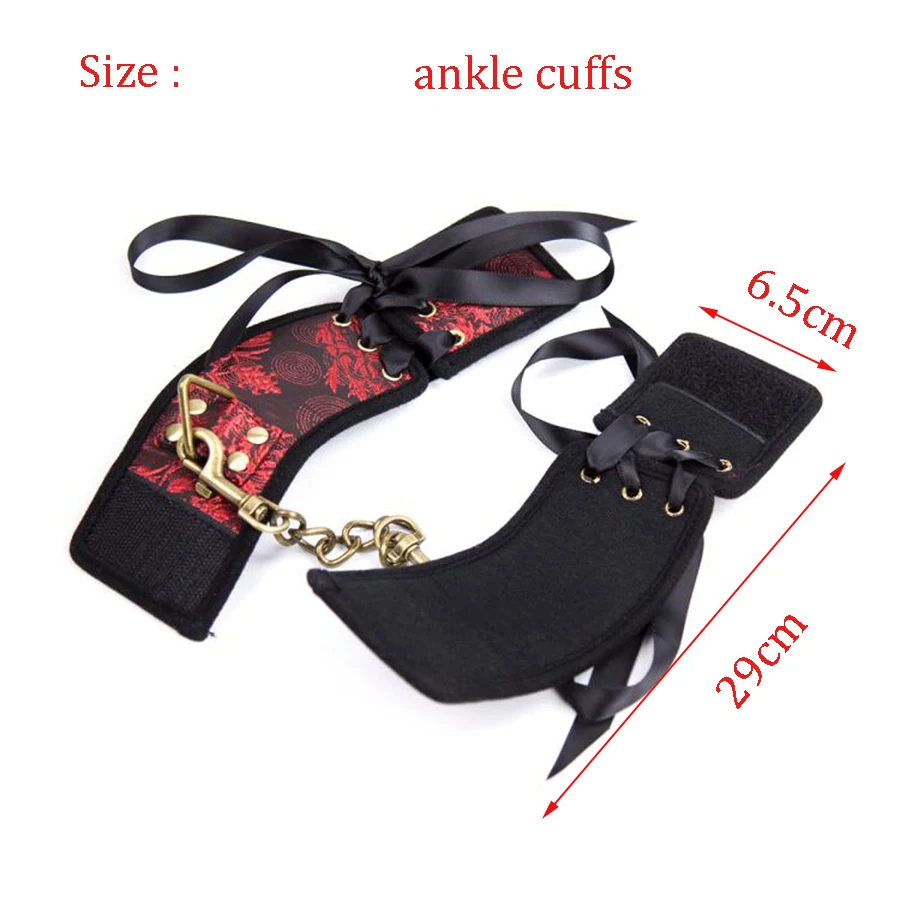 Набор из 3 предметов набор для БДСМ винтажный роскошный шелковистый ошейник и