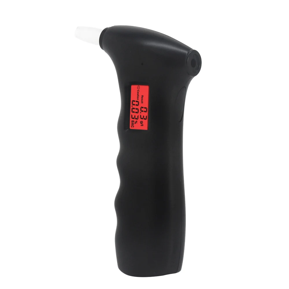 Полицейский Алкотестер Профессиональный цифровой ЖК дисплей экран детектор