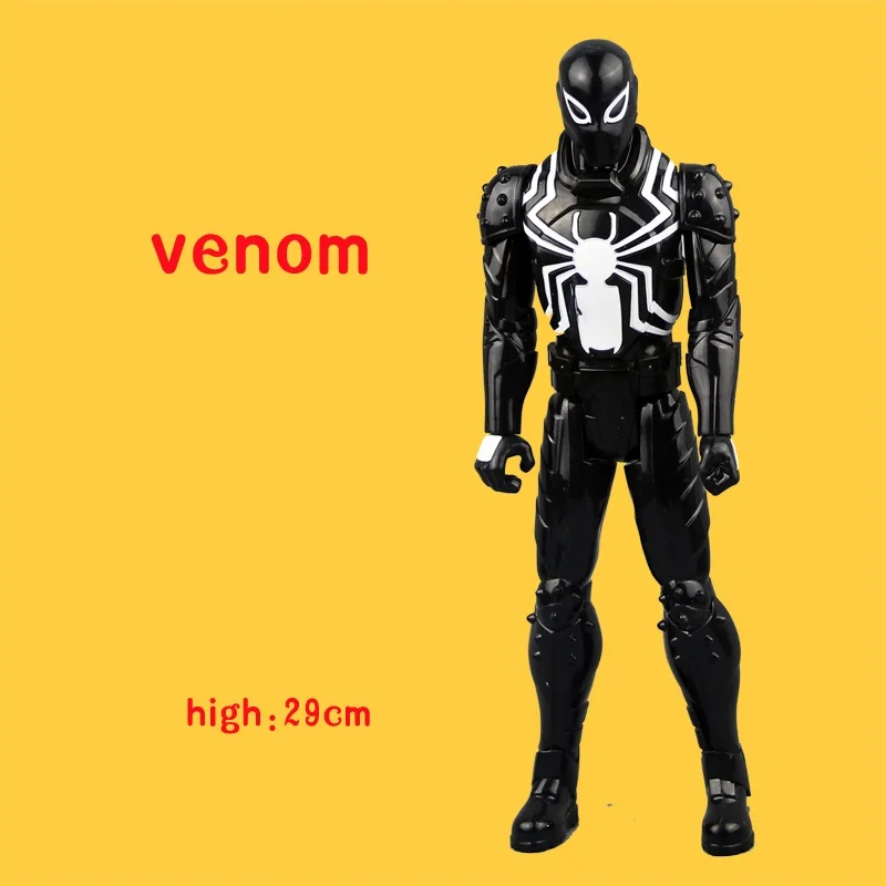venom Без коробки), потрясающая Фигурка Человека-паука, Капитана Америки, Железного человека, Человека-паука, 30 см - Цвет: venom