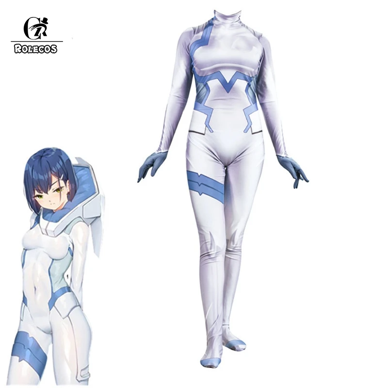 ROLECOS DFXX 015 CHIGOI Косплей комбинезон DARLING in the FRANXX косплей костюм борьба женщины белый