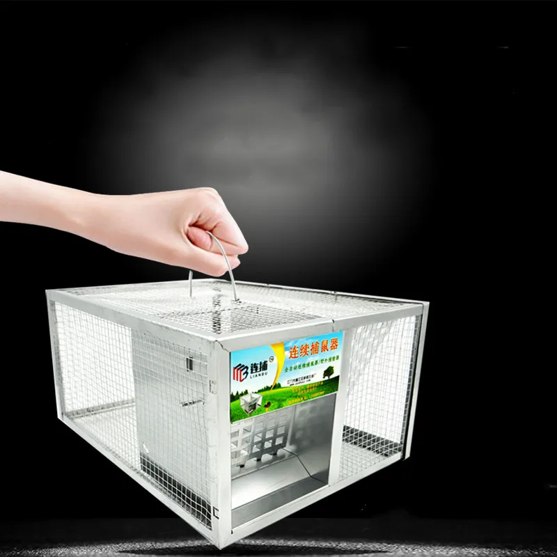 1 шт. большая клетка для мыши непрерывная ловушка мышей автоматическая супер