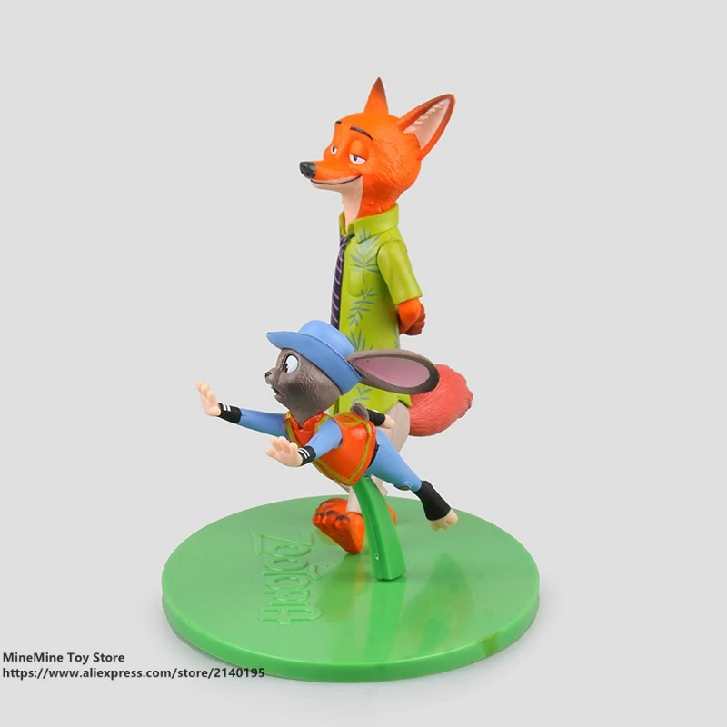 DISNEY Zootopia Ник лиса Джуди Кролик 11 15 см фигурка героя коллекция кукол из ПВХ игрушки
