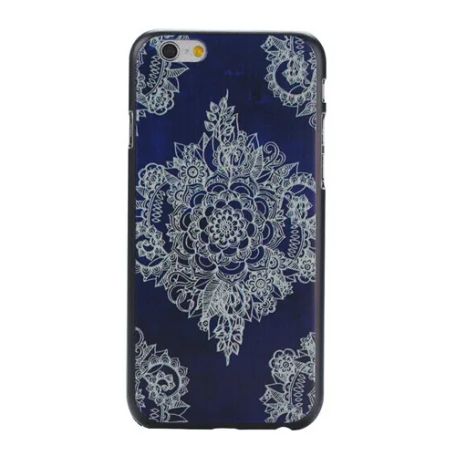 For iPhone 6 Case Cartoon Cat Flower PC Plastic Hard Back Skin Apple 4.7 Inch Phone Cover 20PCS/LOT HYP-23 |