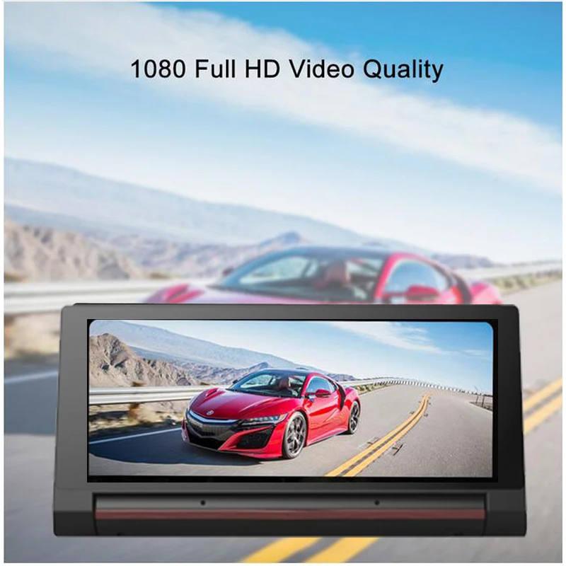 QUIDUX 3g Android 6 86 &quotips DVR FHD 1080P автомобильная видеокамера gps навигатор Двойная камера