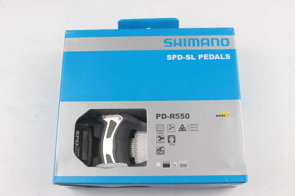 Новый PD R550 SPD SL C дорожный велосипед композитный Сверхлегкий педаль с