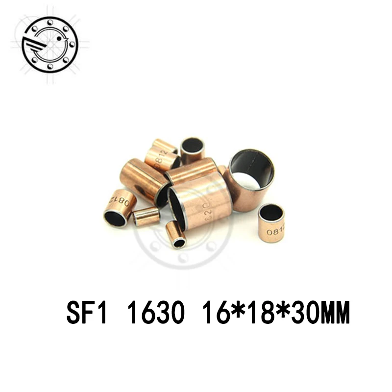 

Free shipping 10Pcs SF1 SF-1 1610 1612 1615 1618 1620 1625 1630 Self Lubricating Composite Bearing Bushing Sleeve 16*18*20 mm