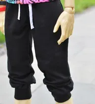black pants 1/3 1/4 шкала BJD одежда футболки или брюки кукла аксессуары для BJD/SD EID. В комплект не входят кукла, обувь и другие аксессуары NO0586 - Цвет: black pants