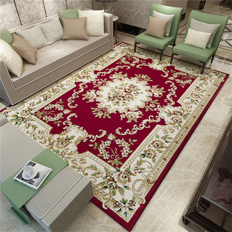 

2019 New Large Size Carpets Household Living Room Floor Mats For Kitchen Bedroom Decor Floral Pattern Pads Bathroom Carpet Rugs
