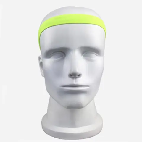 Мужская и женская спортивная повязка на голову для фитнеса, силиконовая противоскользящая лента для волос, черный, белый, красный, синий и зеленый цвета