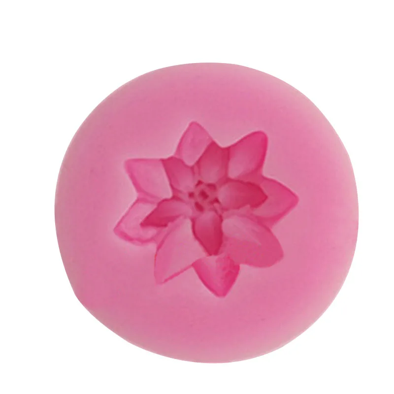 1 шт. новый цветок лотоса форма силиконовая шоколадный помадка торт украшение