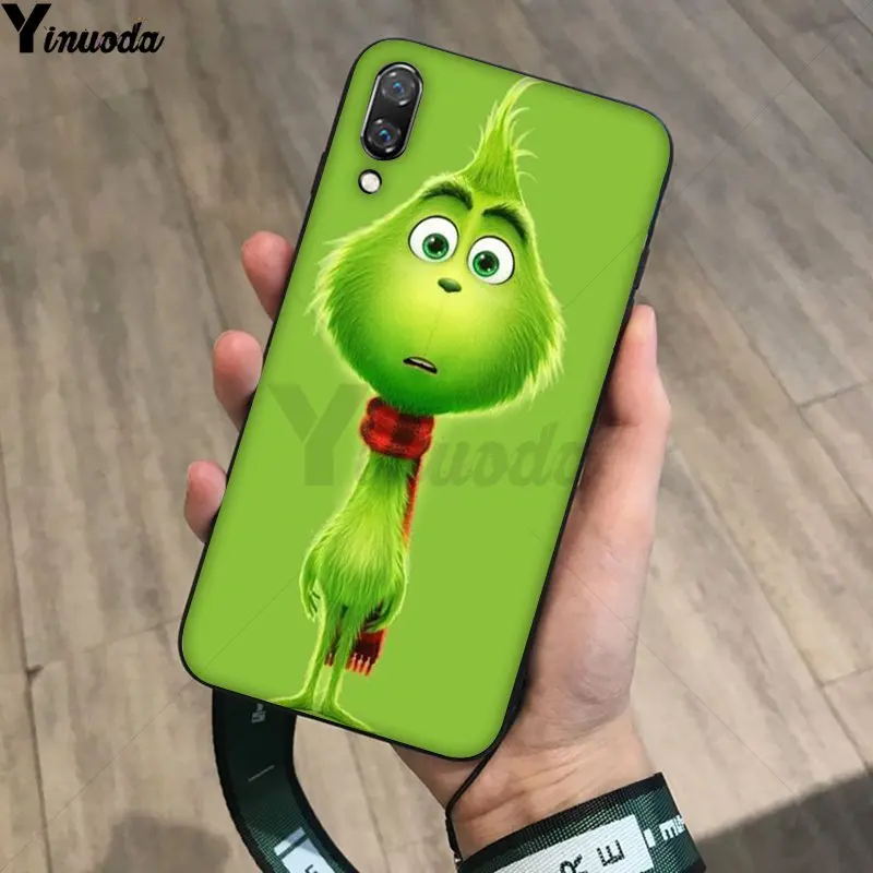 Yinuoda как зеленый ofMonster Grinch палантин чехол для телефона с рождественским рисунком для huawei P20Lite P10 плюс Mate10Lite Mate20 P20 Pro Honor10